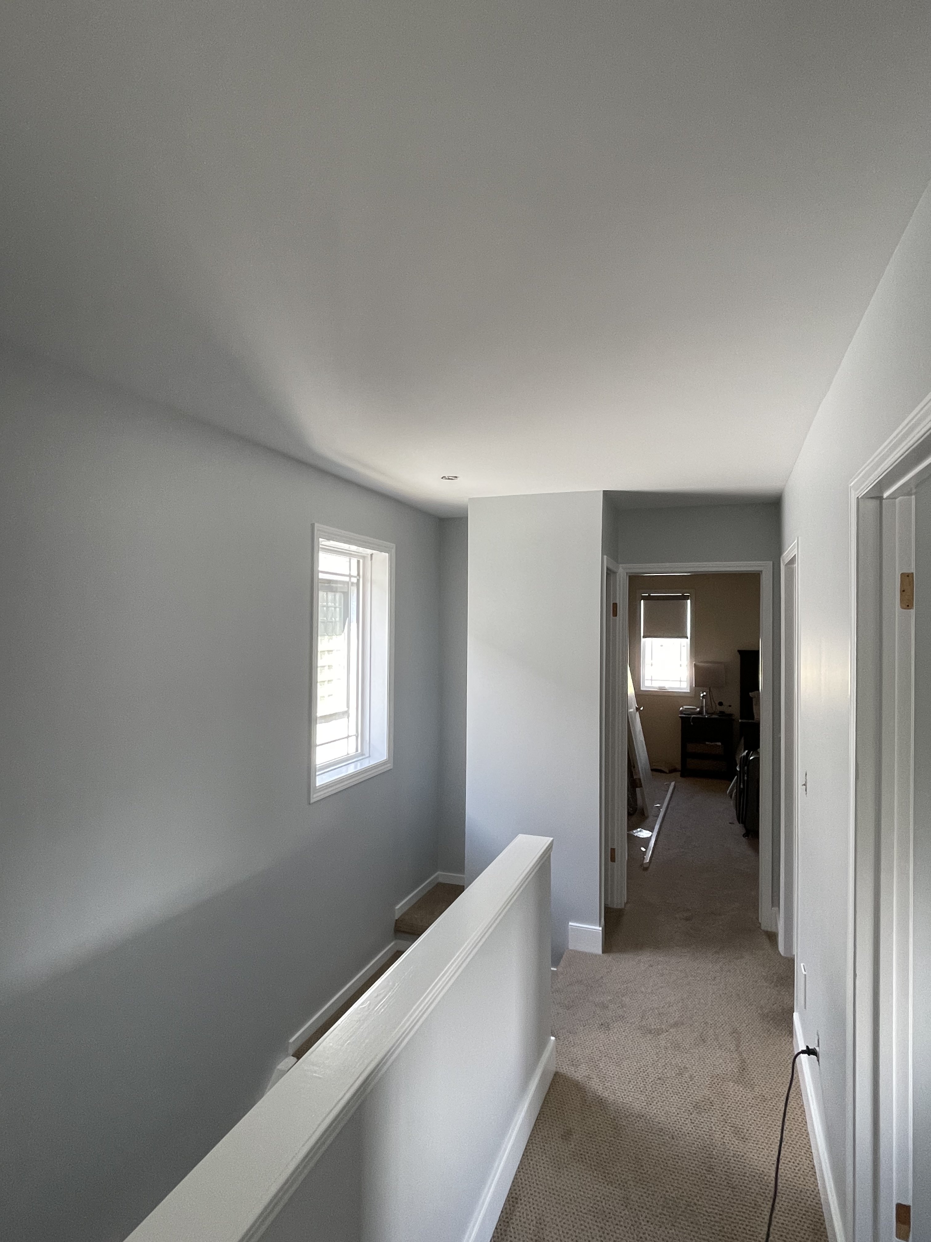 Upstairs hallway repaint in Calgary, Calgary